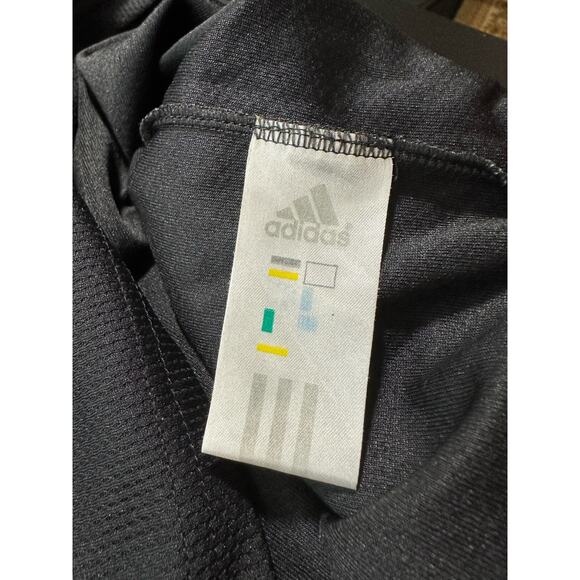 Adidas Y2K Soccer Training Jersey Black 3 Stripe Size Medium Athletic - Picture 6 of 11